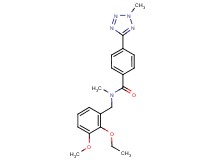 N-(2-ethoxy-3-methoxybenzyl)-N-methyl-4-(2-methyl-2H-tetrazol-5-yl)benzamide
