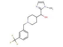 (1-methyl-1H-imidazol-2-yl){1-[3-(trifluoromethyl)benzyl]piperidin-4-yl}methanol