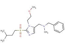 N-benzyl-1-{1-(2-methoxyethyl)-2-[(3-methylbutyl)sulfonyl]-1H-imidazol-5-yl}-N-methylmethanamine