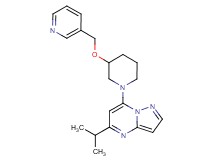 5-isopropyl-7-[3-(pyridin-3-ylmethoxy)piperidin-1-yl]pyrazolo[1,5-a]pyrimidine