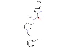 5-ethyl-N-methyl-N-({1-[2-(2-methylphenyl)ethyl]piperidin-3-yl}methyl)-1H-pyrrole-2-carboxamide