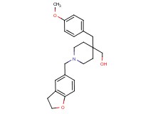 [1-(2,3-dihydro-1-benzofuran-5-ylmethyl)-4-(4-methoxybenzyl)-4-piperidinyl]methanol