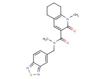 N-(2,1,3-benzothiadiazol-5-ylmethyl)-N,1-dimethyl-2-oxo-1,2,5,6,7,8-hexahydroquinoline-3-carboxamide