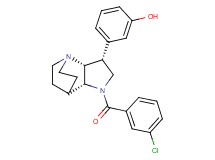 3-[(3R*,3aR*,7aR*)-1-(3-chlorobenzoyl)octahydro-4,7-ethanopyrrolo[3,2-b]pyridin-3-yl]phenol