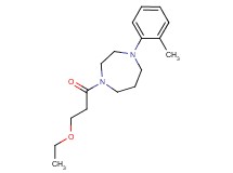 1-(3-ethoxypropanoyl)-4-(2-methylphenyl)-1,4-diazepane