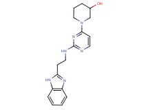 1-(2-{[2-(1H-benzimidazol-2-yl)ethyl]amino}pyrimidin-4-yl)piperidin-3-ol