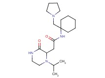 2-(1-isopropyl-3-oxo-2-piperazinyl)-N-[1-(1-pyrrolidinylmethyl)cyclohexyl]acetamide