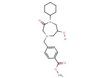 methyl 4-[(4-cyclohexyl-6-hydroxy-3-oxo-1,4-diazepan-1-yl)methyl]benzoate