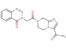 7-[(4-oxo-1,2,3-benzotriazin-3(4H)-yl)acetyl]-5,6,7,8-tetrahydroimidazo[1,2-a]pyrazine-3-carboxamide