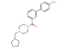 3'-{[4-(cyclopentylmethyl)piperazin-1-yl]carbonyl}biphenyl-4-ol