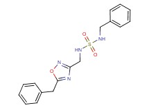 N-benzyl-N'-[(5-benzyl-1,2,4-oxadiazol-3-yl)methyl]sulfamide