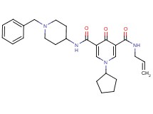 N-allyl-N'-(1-benzyl-4-piperidinyl)-1-cyclopentyl-4-oxo-1,4-dihydro-3,5-pyridinedicarboxamide