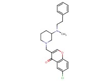 6-chloro-3-({3-[methyl(2-phenylethyl)amino]-1-piperidinyl}methyl)-4H-chromen-4-one