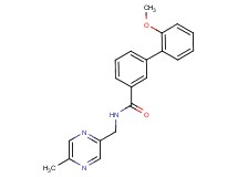 2'-methoxy-N-[(5-methylpyrazin-2-yl)methyl]biphenyl-3-carboxamide
