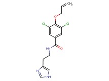 4-(allyloxy)-3,5-dichloro-N-[2-(1H-imidazol-4-yl)ethyl]benzamide