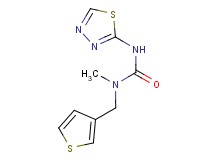 N-methyl-N'-1,3,4-thiadiazol-2-yl-N-(3-thienylmethyl)urea