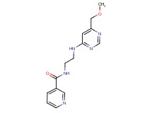 N-(2-{[6-(methoxymethyl)pyrimidin-4-yl]amino}ethyl)nicotinamide