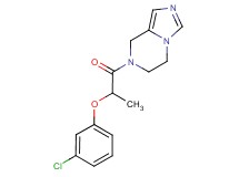 7-[2-(3-chlorophenoxy)propanoyl]-5,6,7,8-tetrahydroimidazo[1,5-a]pyrazine