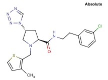 (4R)-N-[2-(3-chlorophenyl)ethyl]-1-[(3-methyl-2-thienyl)methyl]-4-(1H-tetrazol-1-yl)-L-prolinamide
