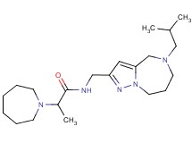 2-azepan-1-yl-N-[(5-isobutyl-5,6,7,8-tetrahydro-4H-pyrazolo[1,5-a][1,4]diazepin-2-yl)methyl]propanamide