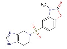 3-methyl-5-(1,4,6,7-tetrahydro-5H-imidazo[4,5-c]pyridin-5-ylsulfonyl)-1,3-benzoxazol-2(3H)-one