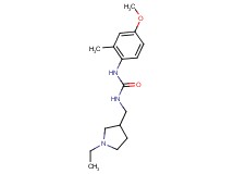 N-[(1-ethylpyrrolidin-3-yl)methyl]-N'-(4-methoxy-2-methylphenyl)urea