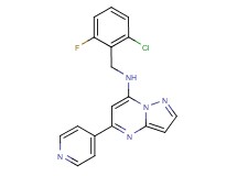 N-(2-chloro-6-fluorobenzyl)-5-(4-pyridinyl)pyrazolo[1,5-a]pyrimidin-7-amine