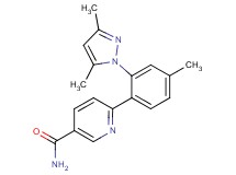 6-[2-(3,5-dimethyl-1H-pyrazol-1-yl)-4-methylphenyl]nicotinamide