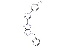 5-[1-(4-methylphenyl)-1H-pyrazol-4-yl]-1-(pyridin-3-ylmethyl)-1,4-dihydroimidazo[4,5-c]pyrazole