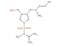 (3R*,4R*)-3-{[(2-hydroxyethyl)(methyl)amino]methyl}-4-(hydroxymethyl)-N-isopropyl-N-methyl-1-pyrrolidinesulfonamide