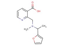 2-{[[1-(2-furyl)ethyl](methyl)amino]methyl}nicotinic acid