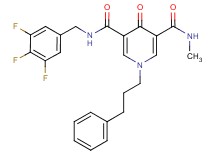 N-methyl-4-oxo-1-(3-phenylpropyl)-N'-(3,4,5-trifluorobenzyl)-1,4-dihydro-3,5-pyridinedicarboxamide