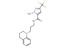 N-[3-(3,4-dihydroquinolin-1(2H)-yl)propyl]-1-methyl-3-(trifluoromethyl)-1H-pyrazole-5-carboxamide