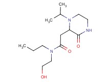 N-(2-hydroxyethyl)-2-(1-isopropyl-3-oxopiperazin-2-yl)-N-propylacetamide