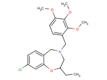 8-chloro-2-ethyl-4-(2,3,4-trimethoxybenzyl)-2,3,4,5-tetrahydro-1,4-benzoxazepine