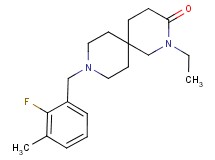 2-ethyl-9-(2-fluoro-3-methylbenzyl)-2,9-diazaspiro[5.5]undecan-3-one