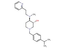 (3R*,4R*)-1-(4-isopropylbenzyl)-4-{methyl[2-(2-pyridinyl)ethyl]amino}-3-piperidinol