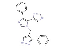5'-phenyl-3'-[(3-phenyl-1H-pyrazol-4-yl)methyl]-1H,3'H-4,4'-biimidazole