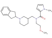N-{[1-(2,3-dihydro-1H-inden-2-yl)piperidin-3-yl]methyl}-N-(2-methoxyethyl)-1-methyl-1H-pyrrole-2-carboxamide