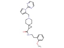 N-[2-(2-methoxyphenyl)ethyl]-6-{[1-(2-pyrimidinyl)-1H-pyrrol-2-yl]methyl}-6-azaspiro[2.5]octane-1-carboxamide