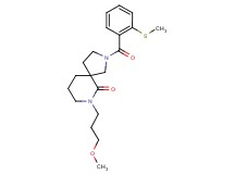 7-(3-methoxypropyl)-2-[2-(methylthio)benzoyl]-2,7-diazaspiro[4.5]decan-6-one