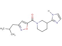 3-(1H-imidazol-2-yl)-1-[(3-isobutyl-5-isoxazolyl)carbonyl]piperidine