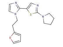5-{1-[2-(2-furyl)ethyl]-1H-imidazol-2-yl}-2-pyrrolidin-1-yl-1,3-thiazole