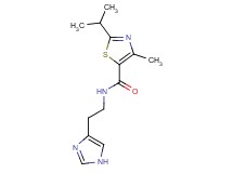 N-[2-(1H-imidazol-4-yl)ethyl]-2-isopropyl-4-methyl-1,3-thiazole-5-carboxamide