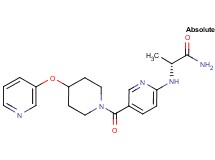 (2R)-2-[(5-{[4-(pyridin-3-yloxy)piperidin-1-yl]carbonyl}pyridin-2-yl)amino]propanamide