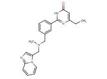 6-ethyl-2-(3-{[(imidazo[1,2-a]pyridin-3-ylmethyl)(methyl)amino]methyl}phenyl)-4(3H)-pyrimidinone