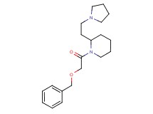 1-[(benzyloxy)acetyl]-2-[2-(1-pyrrolidinyl)ethyl]piperidine