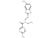 N-ethyl-5-methyl-N-[2-(5-methyl-1H-benzimidazol-2-yl)ethyl]pyrazine-2-carboxamide