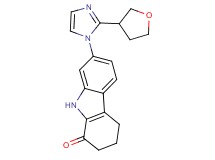 7-[2-(tetrahydrofuran-3-yl)-1H-imidazol-1-yl]-2,3,4,9-tetrahydro-1H-carbazol-1-one
