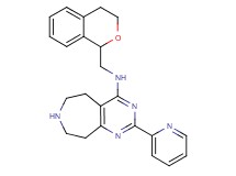 N-(3,4-dihydro-1H-isochromen-1-ylmethyl)-2-pyridin-2-yl-6,7,8,9-tetrahydro-5H-pyrimido[4,5-d]azepin-4-amine
